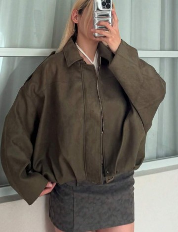 Jachetă Shein, kaki