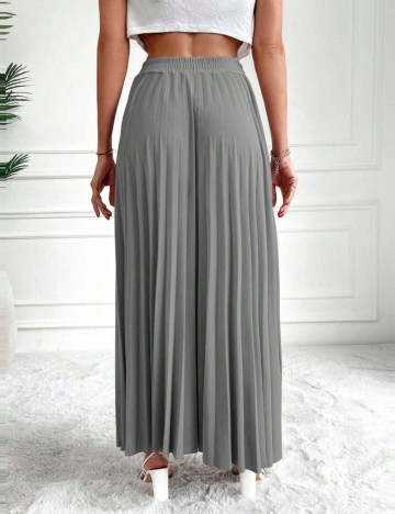 Fustă midi Shein, gri