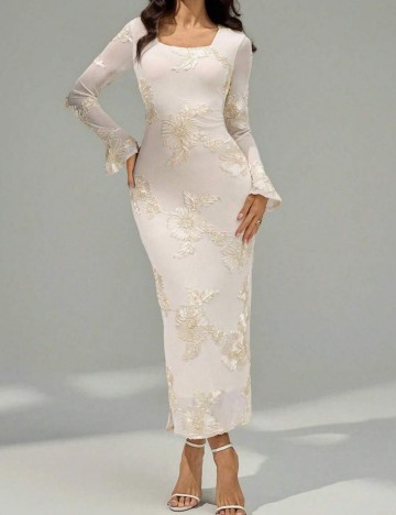 Rochie maxi Shein, bej