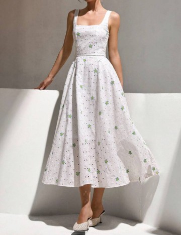 Rochie midi Shein, alb