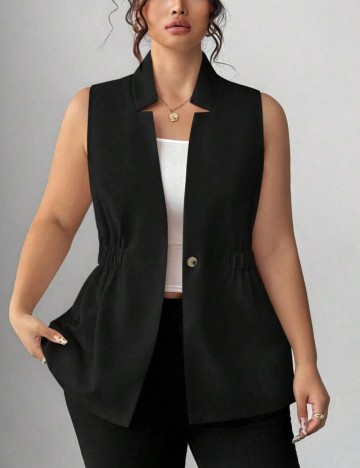 Vestă Shein Curve+, negru