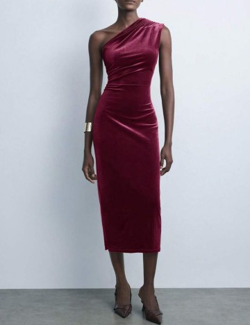 Rochie midi Shein, vișiniu