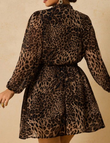 Rochie mini Shein Curve+, mix culori