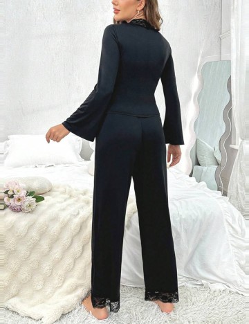 Compleu pijamale Shein, negru
