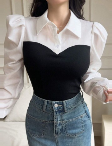 Cămașă Shein, alb