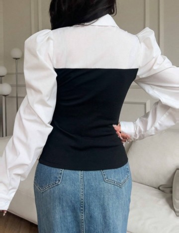 Cămașă Shein, alb