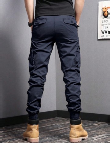 Pantaloni Shein, albastru