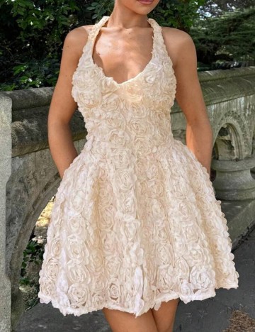 Rochie mini Shein, bej