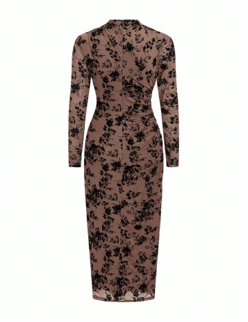 Rochie midi Shein, maro