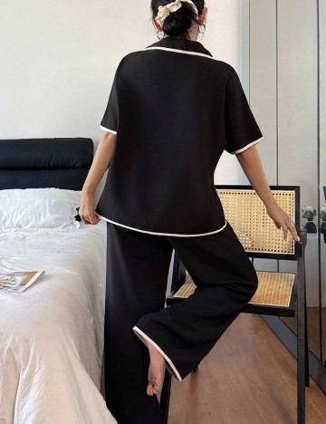 Compleu pijamale Shein, negru