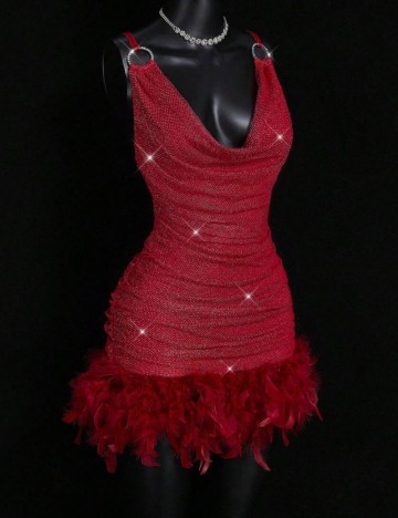 Rochie mini Shein, roșu