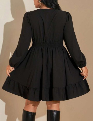 Rochie mini Shein Curve+, negru