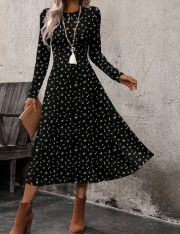 Rochie midi Shein, negru