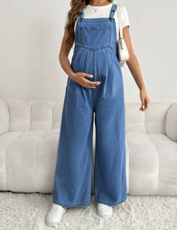 Salopetă lungă Shein, albastru