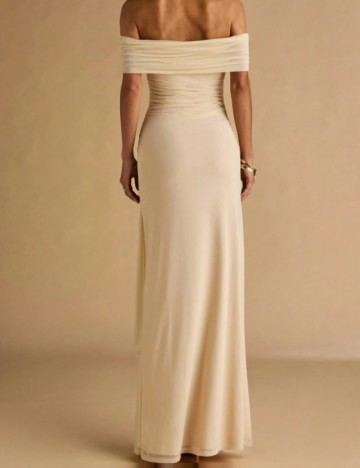 Rochie maxi Shein, crem