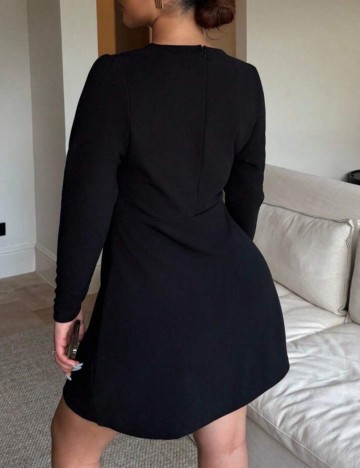 Rochie mini Shein Curve+, negru