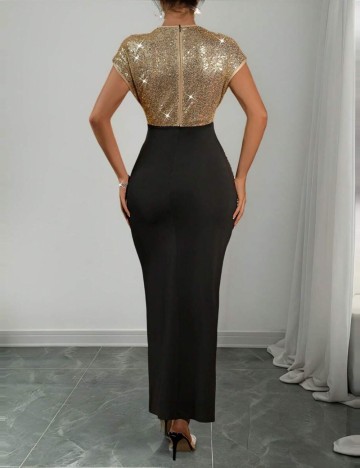 Rochie maxi Shein, mix culori