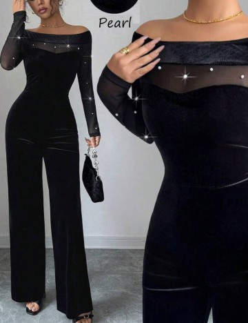 Salopetă lungă Shein, negru