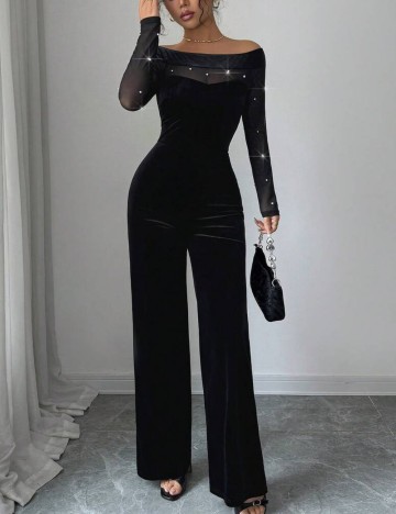 Salopetă lungă Shein, negru