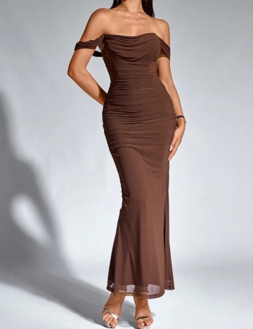Rochie maxi Shein, maro