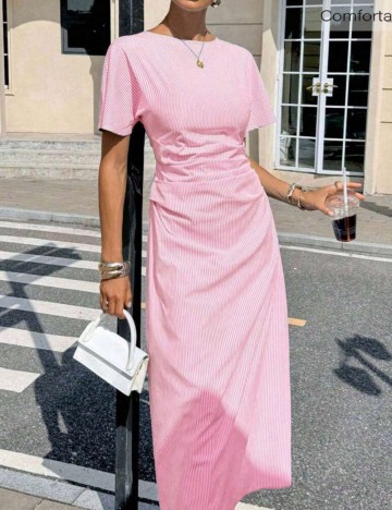 Rochie midi Shein, mix culori