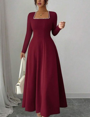 Rochie maxi Shein, vișiniu