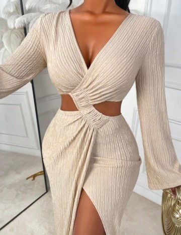 Rochie maxi Shein, bej