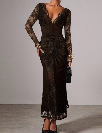 Rochie maxi Shein, maro