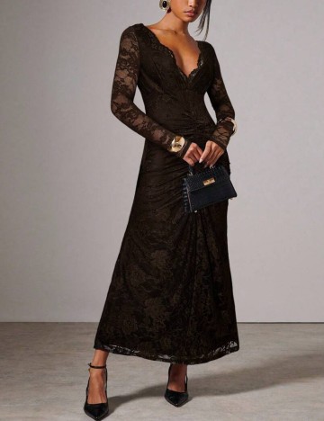 Rochie maxi Shein, maro