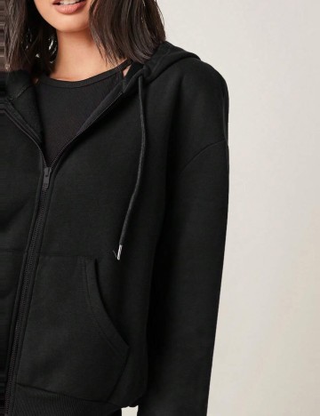 Hanorac Shein, negru