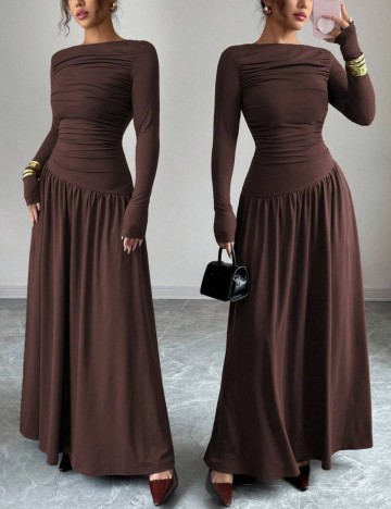 Rochie maxi Shein, maro