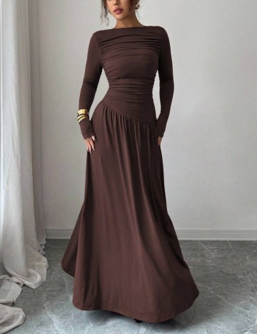 Rochie maxi Shein, maro