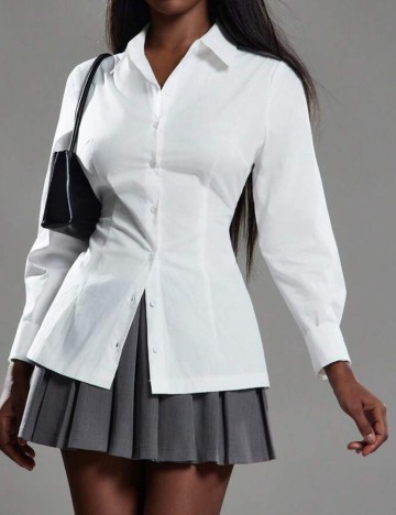 Cămașă Shein, alb