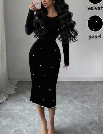 Rochie midi Shein, negru