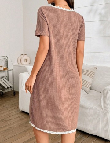 Rochie De Noapte Shein, maro