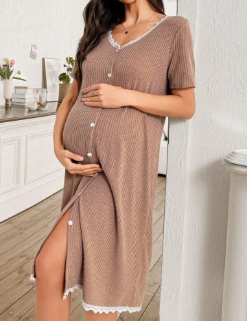 Rochie De Noapte Shein, maro