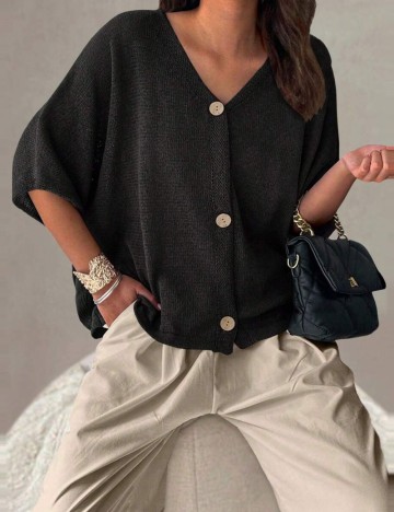 Cardigan Shein, negru
