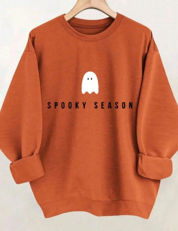 Bluză Shein Curve+, portocaliu