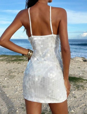 Rochie mini Shein, alb