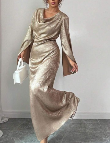 Rochie maxi Shein, auriu