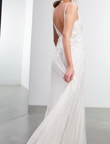 Rochie de ocazie și bridal ASOS, alb