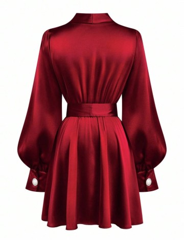 Rochie mini Shein Curve+, vișiniu