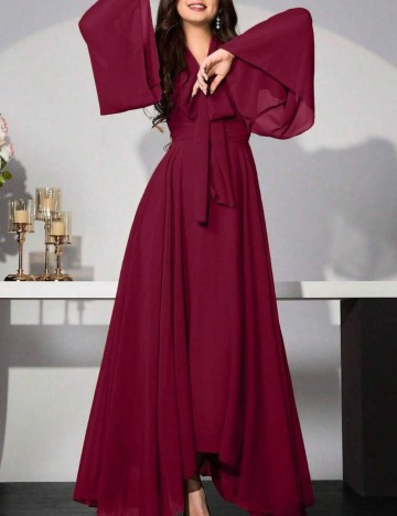 Rochie maxi Shein, vișiniu