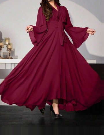 Rochie maxi Shein, vișiniu