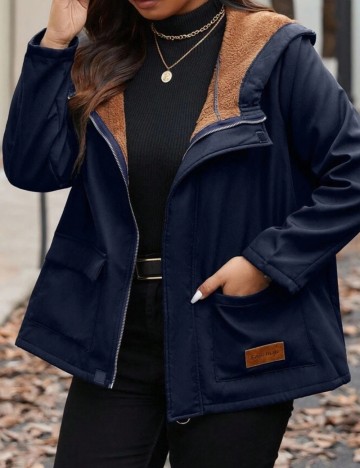 Geaca Shein, albastru