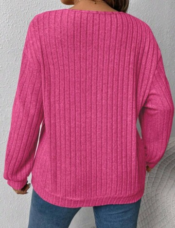 Bluză Shein Curve+, roz