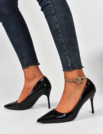 Pantofi cu toc Shein, negru