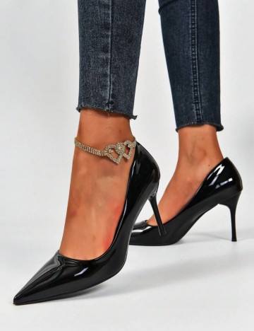 Pantofi cu toc Shein, negru