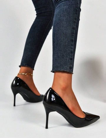 Pantofi cu toc Shein, negru