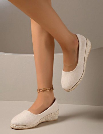 Espadrile Shein, bej